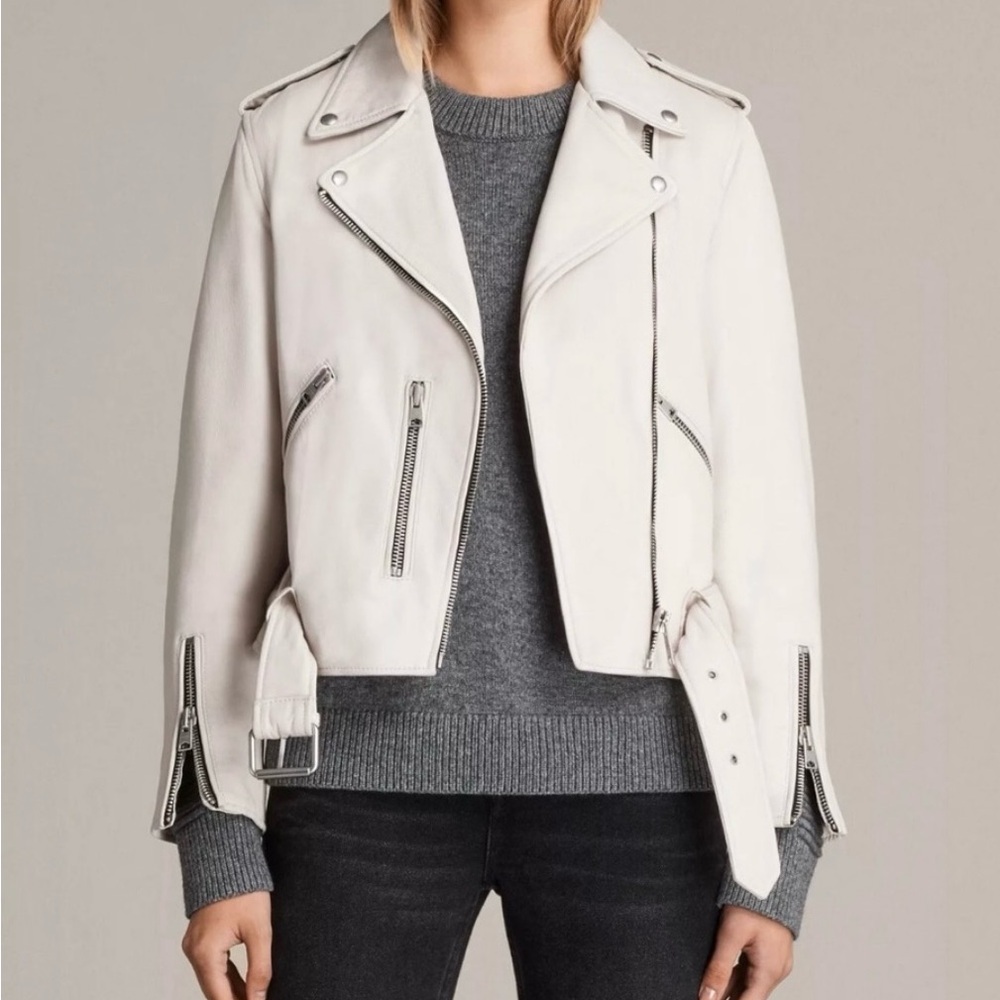 All Saints Leather Jacket 🤍